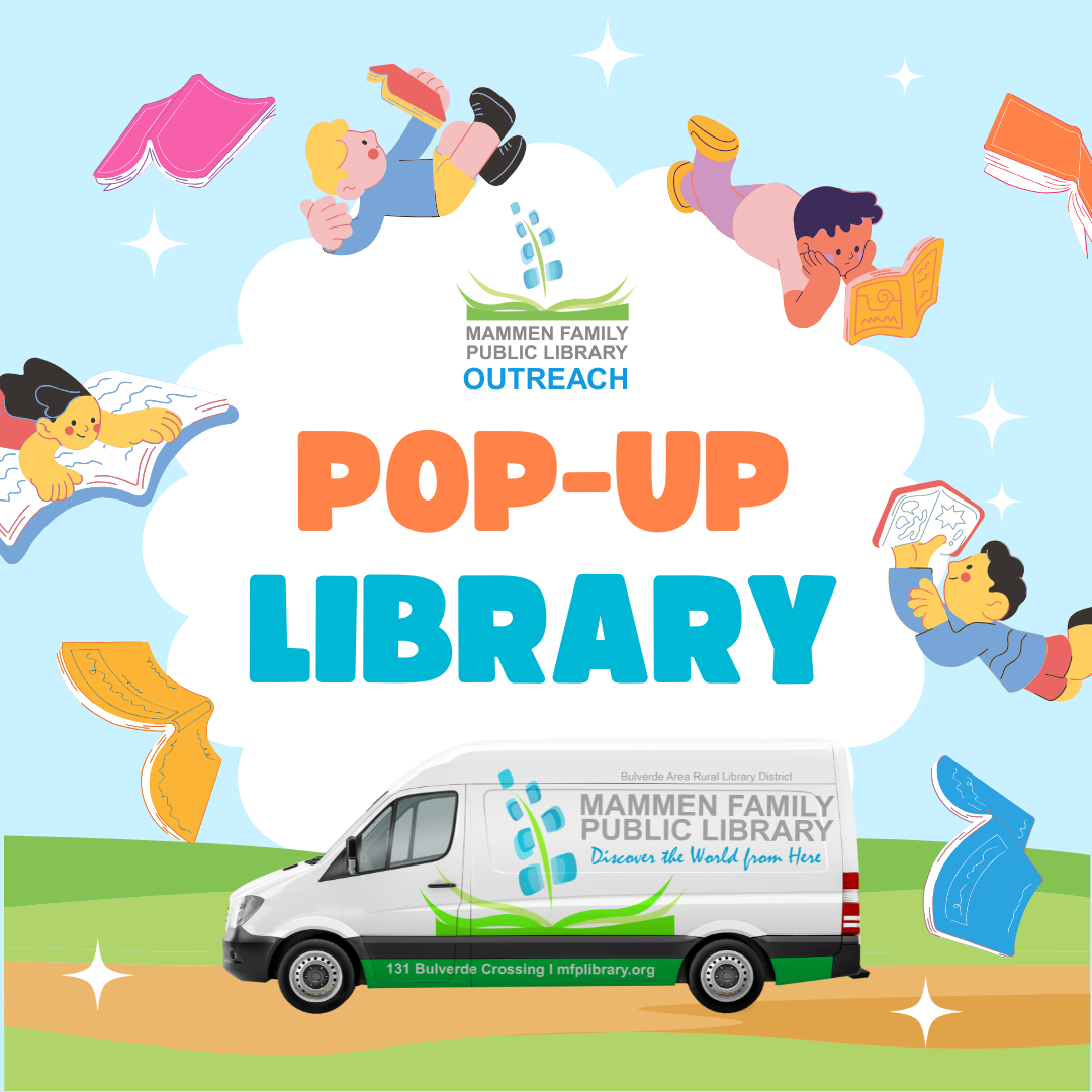 Outreach PopUp Library at Winding Branch Ranch Mammen Family Public